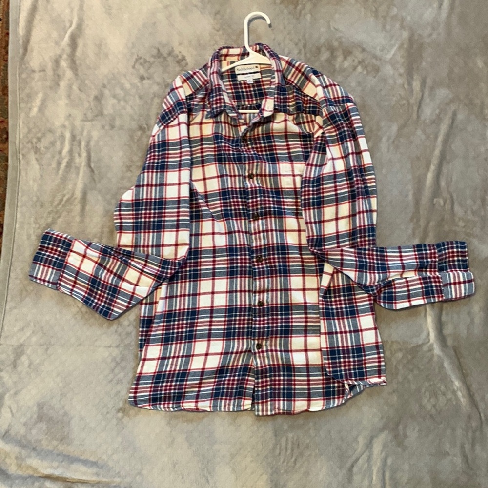 Saddlebred men’s Classic Fit. Red, blue, and White.